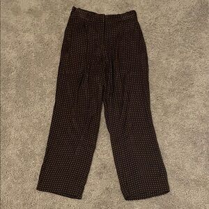 & Other Stories Silk Patterned Trousers